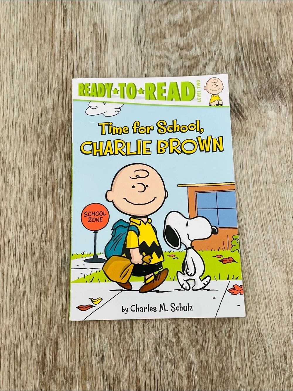 : Time for School, Charlie Brown - Yellow Cover